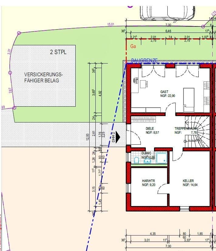 Prodej domu 170 m², pozemek 312 m², Pfinztal, Bádensko-Württembersko Prodej domu 170 m², pozemek 312 m², Pfinztal, Bádensko-Württembersko
