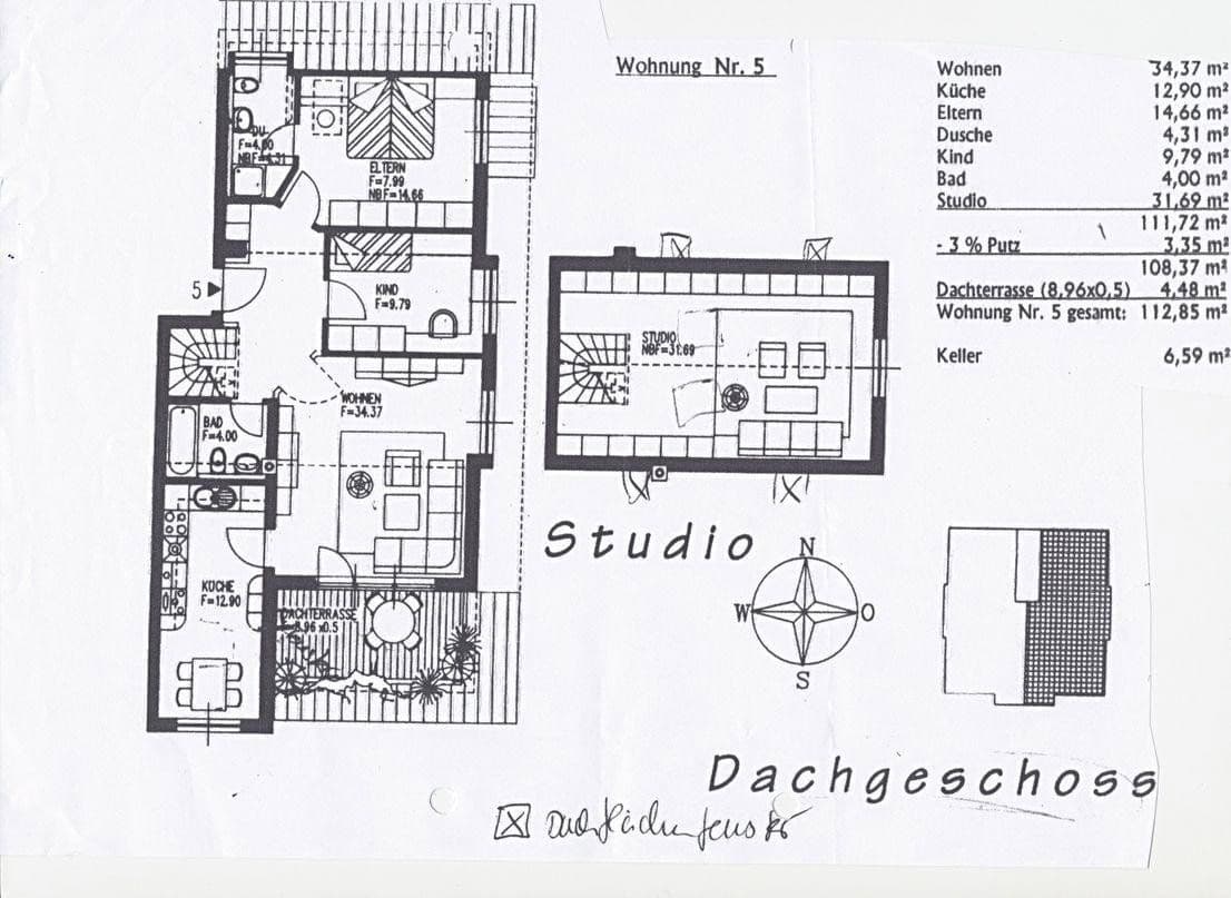 Prodej bytu 4+1 113 m², Unterhaching, Bavorsko Prodej bytu 4+1 113 m², Unterhaching, Bavorsko