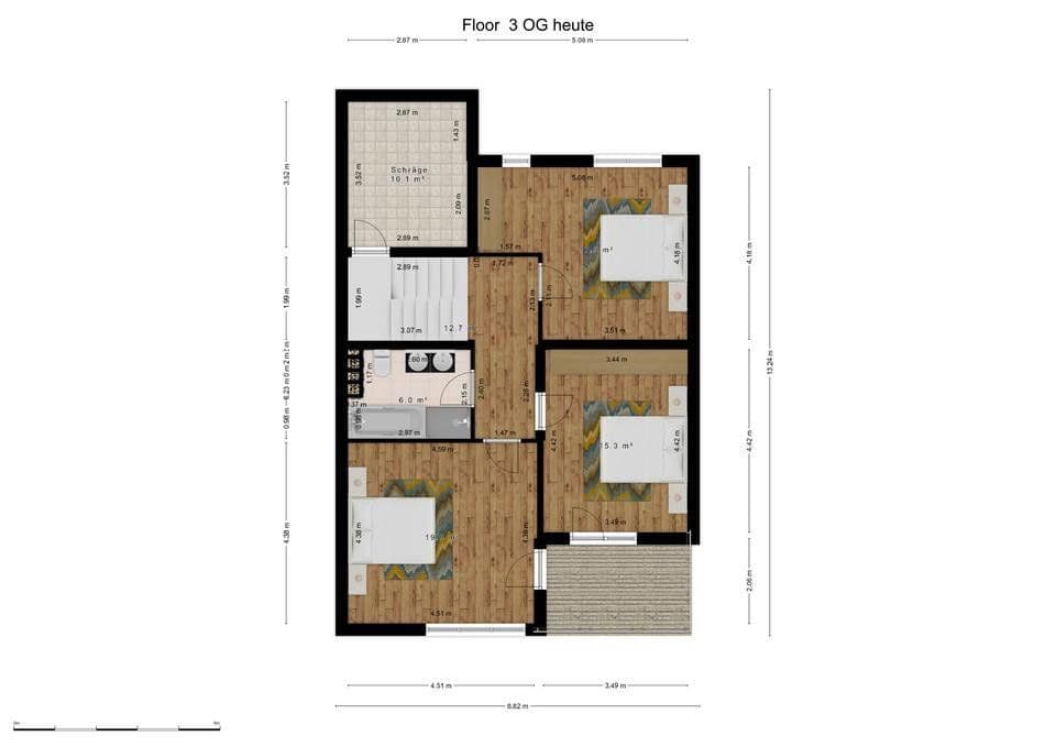Pronájem domu 147 m², pozemek 493 m², Tornesch, Šlesvicko-Holštýnsko Pronájem domu 147 m², pozemek 493 m², Tornesch, Šlesvicko-Holštýnsko