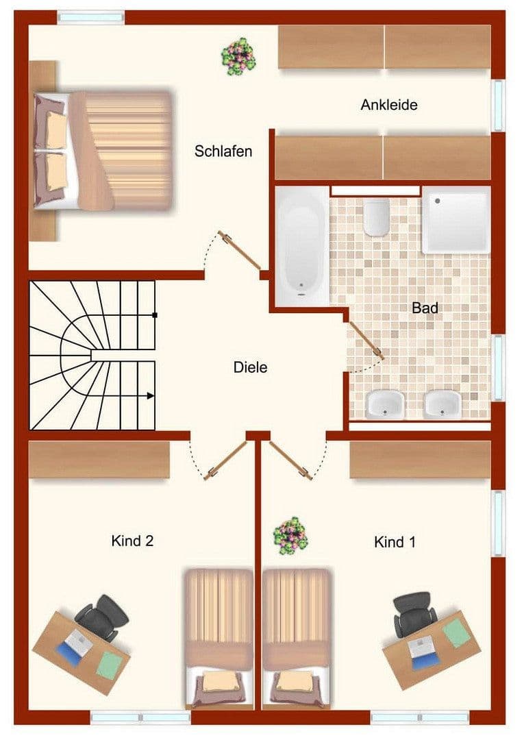 Pronájem domu 145 m², pozemek 269 m², Feucht, Bavorsko Pronájem domu 145 m², pozemek 269 m², Feucht, Bavorsko