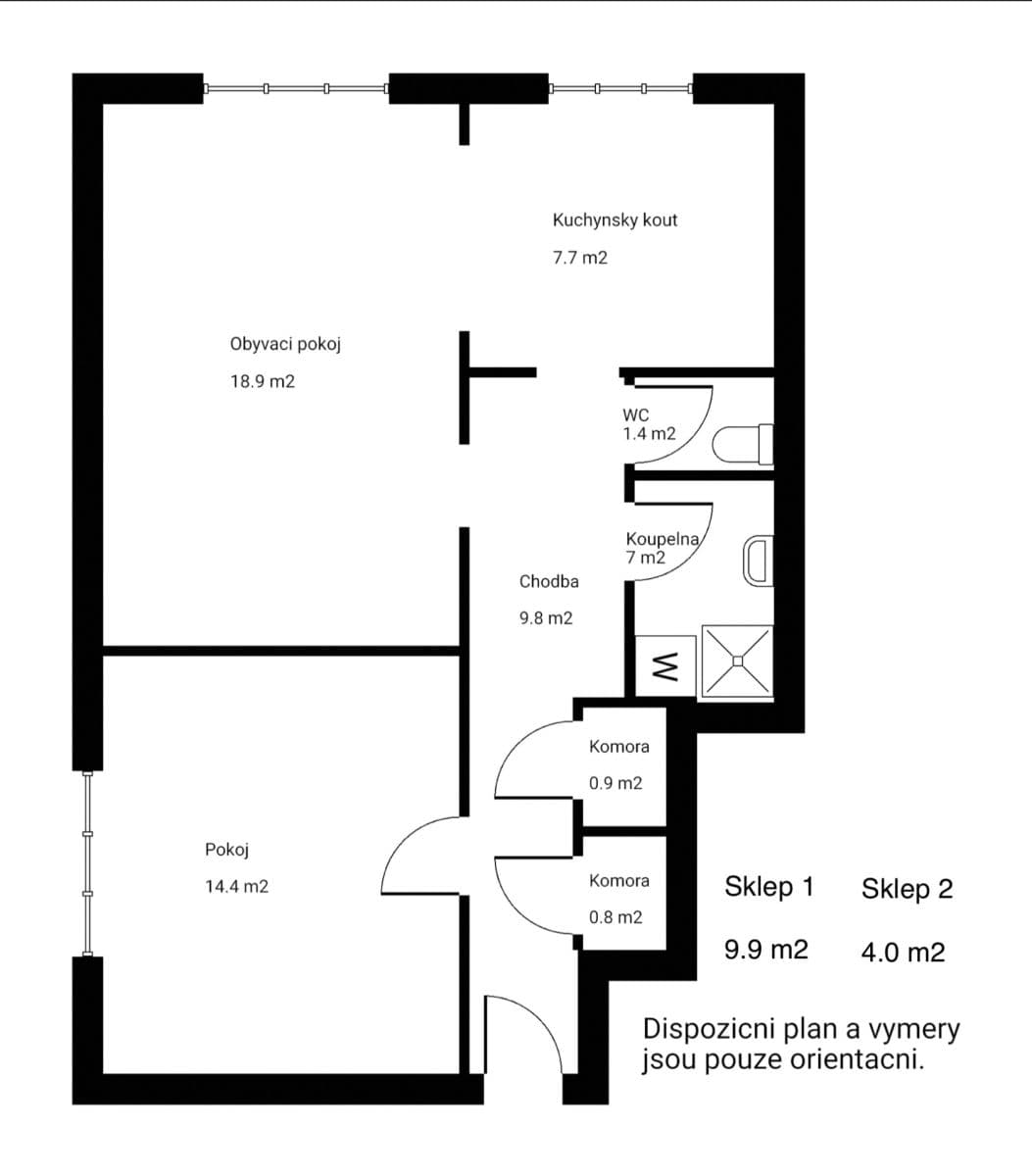 Prodej bytu 2+kk 61 m², Barákova, Rokycany, Plzeňský kraj Prodej bytu 2+kk 61 m², Barákova, Rokycany, Plzeňský kraj