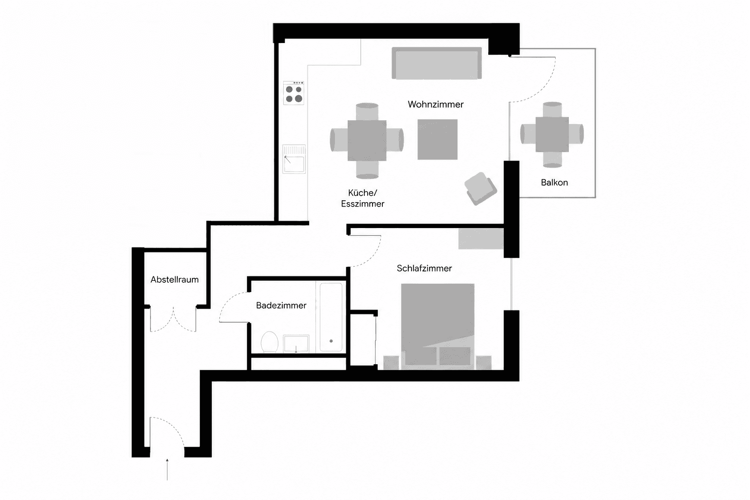 Pronájem bytu 2+1 49 m², Fettstraße 7, Hamburg, Hamburg Pronájem bytu 2+1 49 m², Fettstraße 7, Hamburg, Hamburg