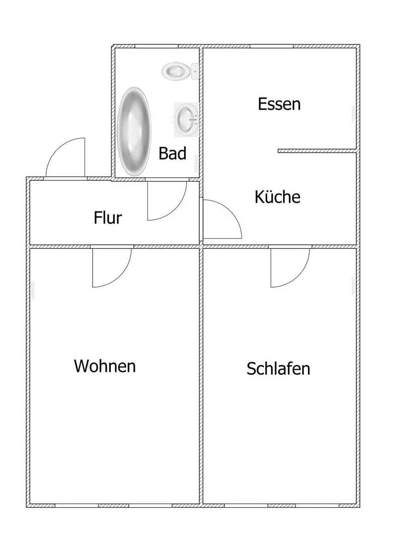 Pronájem bytu 2+kk 65 m², Theaterstr. 11, Hof, Bavorsko Pronájem bytu 2+kk 65 m², Theaterstr. 11, Hof, Bavorsko