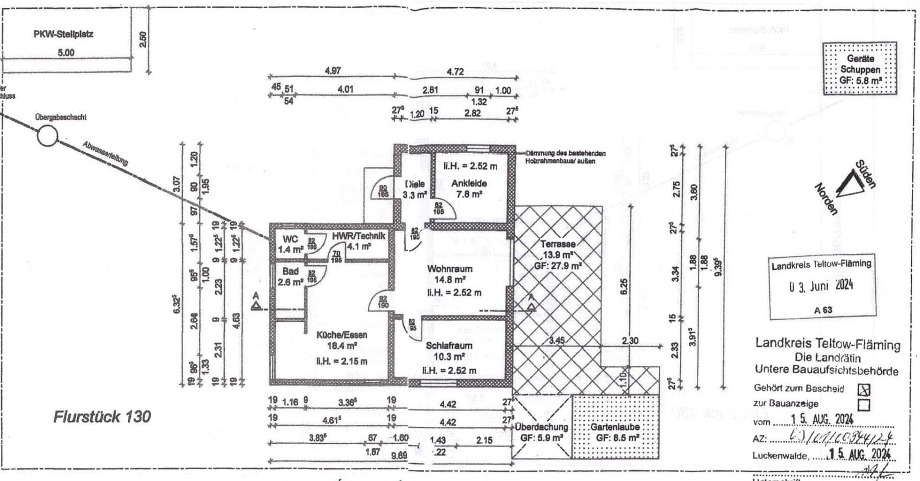 Prodej domu 76 m², pozemek 828 m², Blankenfelde-Mahlow, Braniborsko Prodej domu 76 m², pozemek 828 m², Blankenfelde-Mahlow, Braniborsko