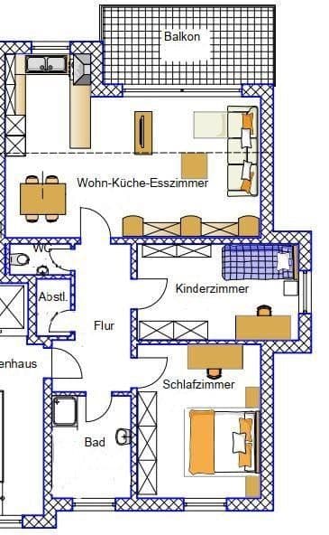 Pronájem bytu 3+1 86 m², Austraße, Riedenburg, Bavorsko Pronájem bytu 3+1 86 m², Austraße, Riedenburg, Bavorsko