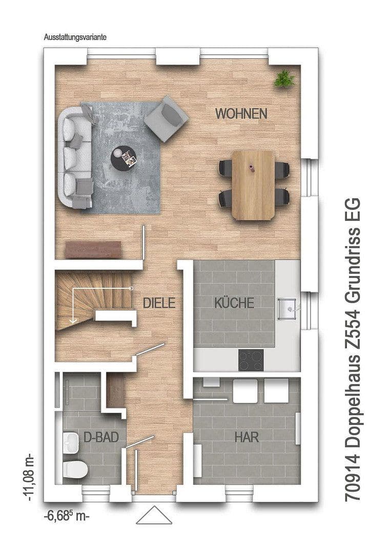 Prodej domu 110 m², pozemek 263 m², Kiefernweg 7, Spreenhagen, Braniborsko Prodej domu 110 m², pozemek 263 m², Kiefernweg 7, Spreenhagen, Braniborsko