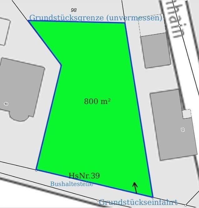 Prodej pozemku 800 m², Zernsdorfer Straße 39, Königs Wusterhausen, Braniborsko Prodej pozemku 800 m², Zernsdorfer Straße 39, Königs Wusterhausen, Braniborsko