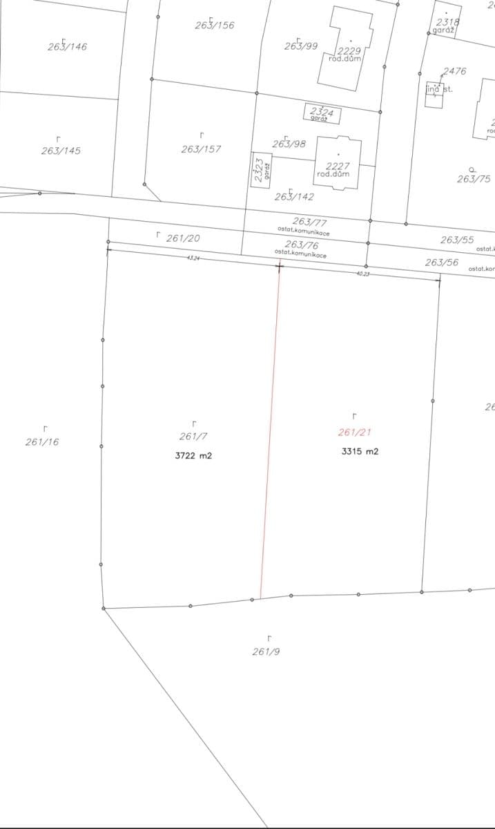 Prodej pozemku 3.315 m², Český Brod, Středočeský kraj Prodej pozemku 3.315 m², Český Brod, Středočeský kraj