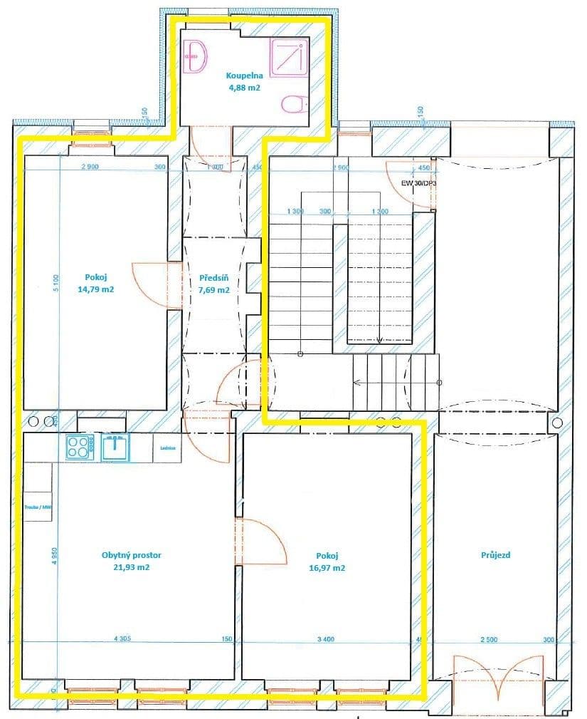 Pronájem bytu 3+kk 66 m², Sladkovského, Plzeň, Plzeňský kraj Pronájem bytu 3+kk 66 m², Sladkovského, Plzeň, Plzeňský kraj