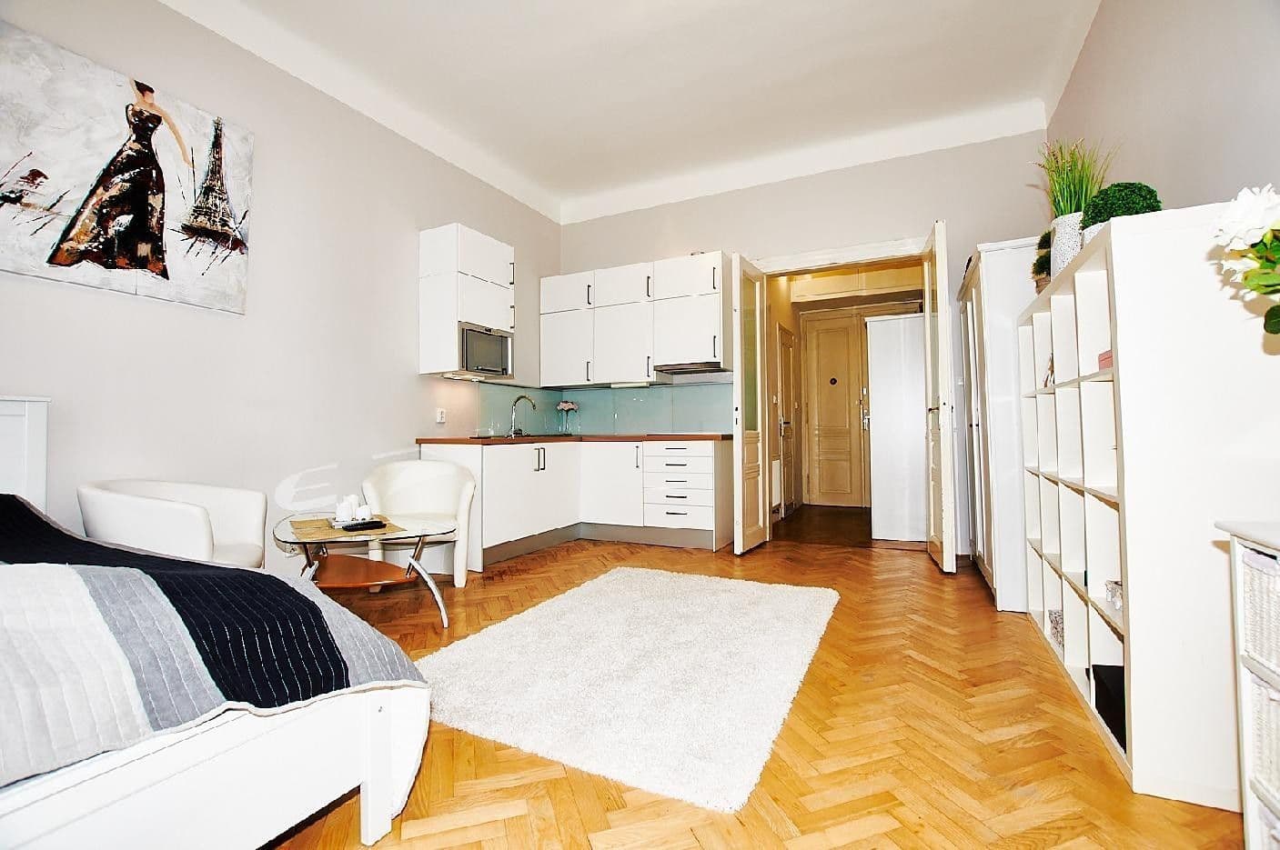 Pronájem bytu 1+kk 30 m², Kubelíkova, Praha, Praha Pronájem bytu 1+kk 30 m², Kubelíkova, Praha, Praha