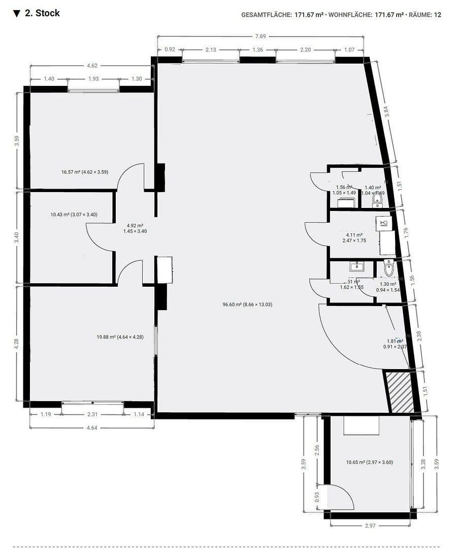 Pronájem bytu 5+1 165 m², Marienstr. 4, Nové Střelice, Mecklenburg-Vorpommern Pronájem bytu 5+1 165 m², Marienstr. 4, Nové Střelice, Mecklenburg-Vorpommern