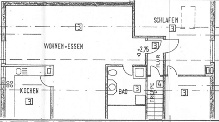 Pronájem bytu 3+1 71 m², Hainstraße 14, Bad Endbach, Hessen Pronájem bytu 3+1 71 m², Hainstraße 14, Bad Endbach, Hessen