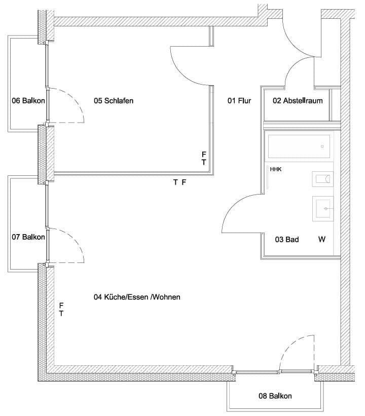 Prodej bytu 2+kk 67 m², Rebstöcker Straße 60, Frankfurt am Main, Hessen Prodej bytu 2+kk 67 m², Rebstöcker Straße 60, Frankfurt am Main, Hessen