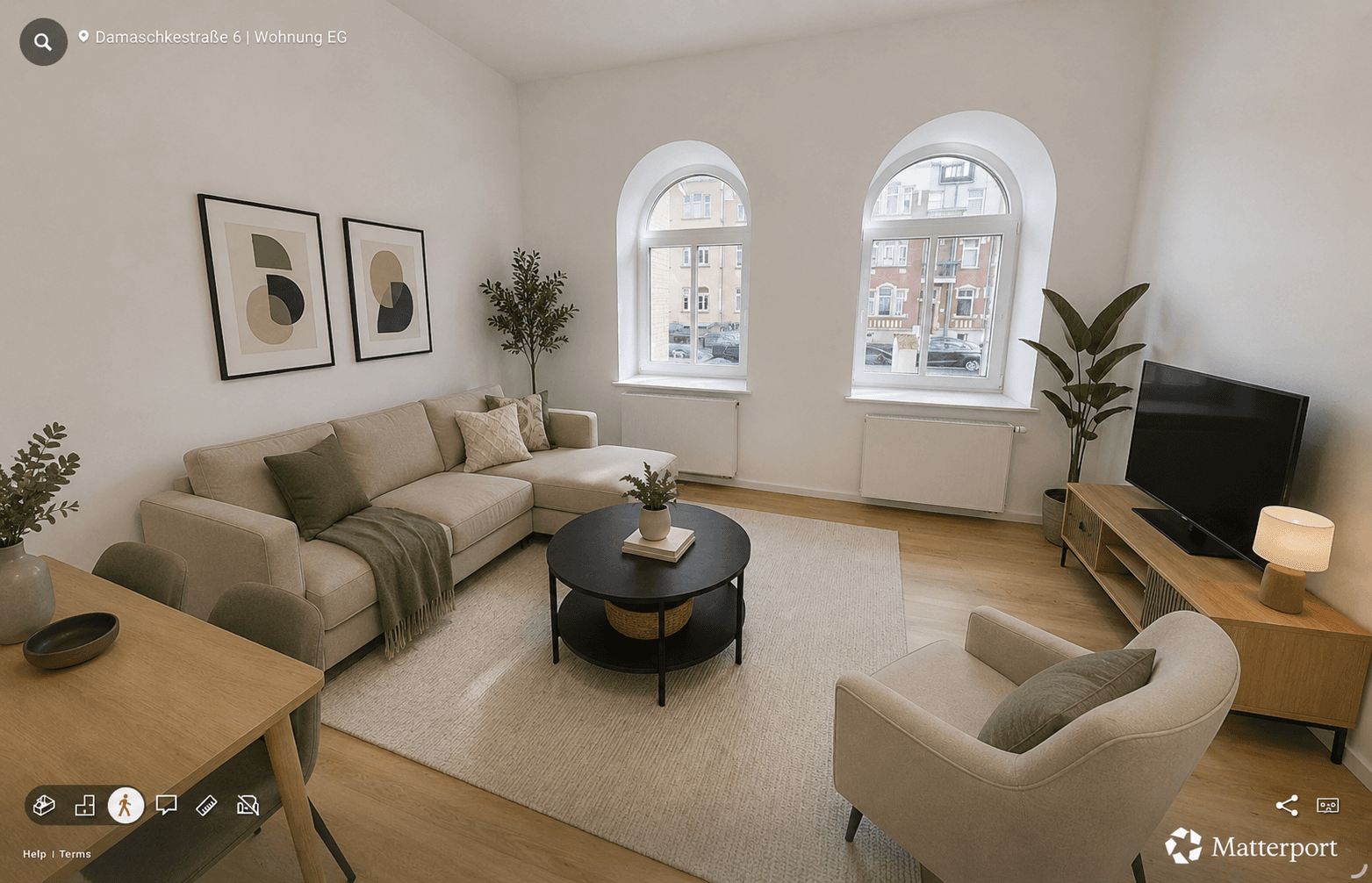 Pronájem bytu 2+1 61 m², Damaschkestraße 6, Erfurt, Durynsko Pronájem bytu 2+1 61 m², Damaschkestraße 6, Erfurt, Durynsko