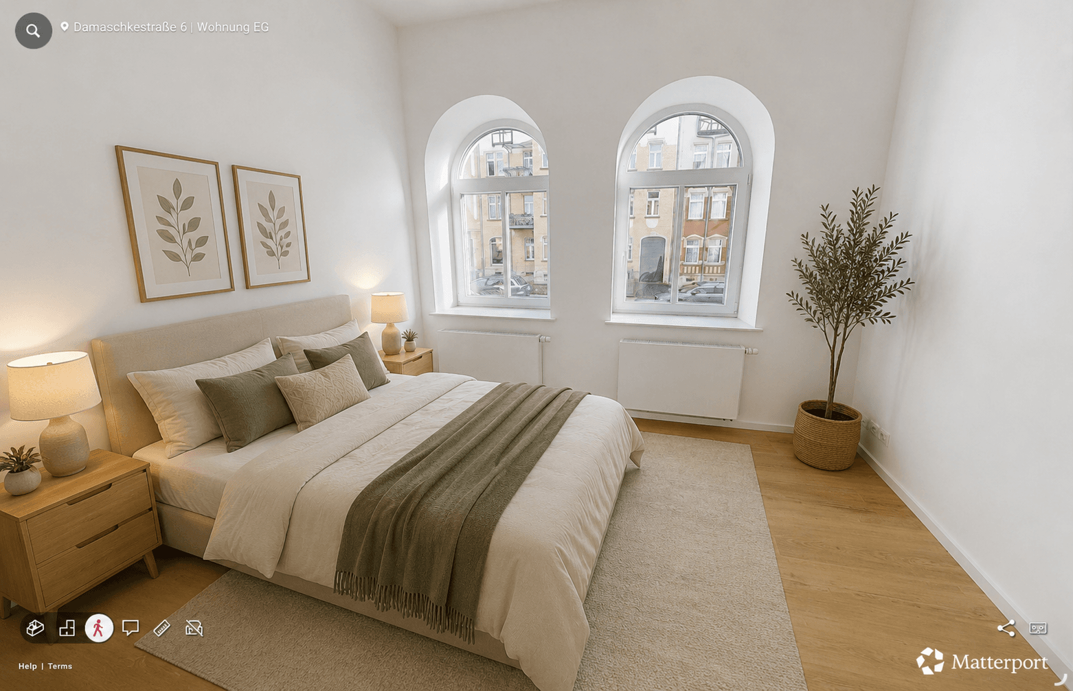 Pronájem bytu 2+1 61 m², Damaschkestraße 6, Erfurt, Durynsko Pronájem bytu 2+1 61 m², Damaschkestraße 6, Erfurt, Durynsko