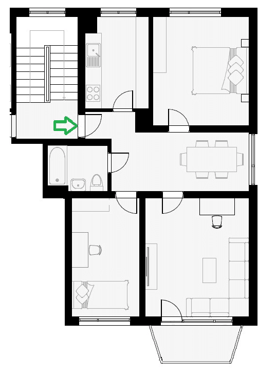 Prodej bytu 3+1 65 m², Stuttgart, Bádensko-Württembersko Prodej bytu 3+1 65 m², Stuttgart, Bádensko-Württembersko