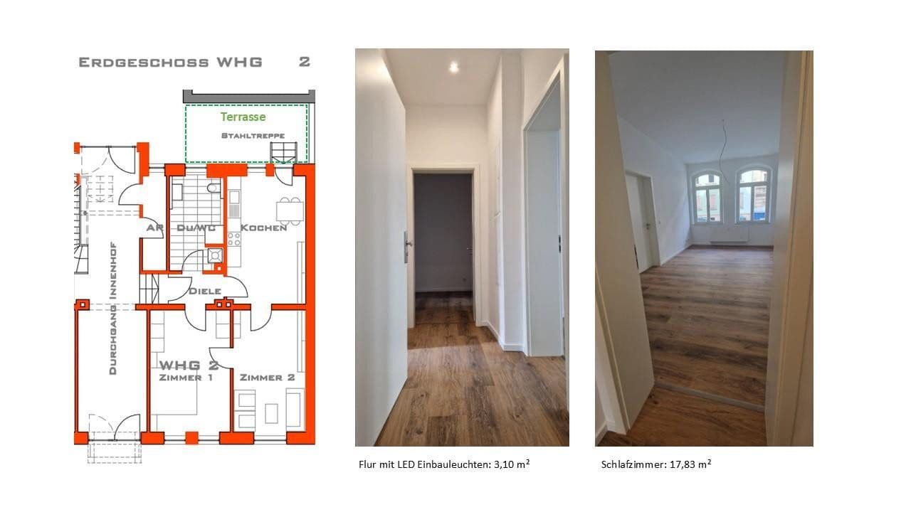 Pronájem bytu 2+1 61 m², Simonstr. 1, Fürth, Bavorsko Pronájem bytu 2+1 61 m², Simonstr. 1, Fürth, Bavorsko