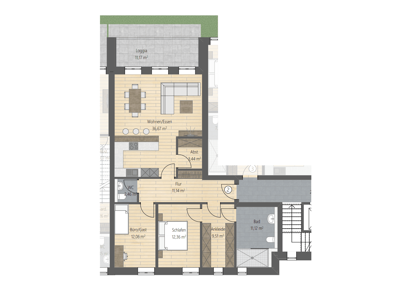 Pronájem bytu 3+1 107 m², Edith-Piaf-Straße 4, Drensteinfurt, Severní Porýní-Vestfálsko Pronájem bytu 3+1 107 m², Edith-Piaf-Straße 4, Drensteinfurt, Severní Porýní-Vestfálsko