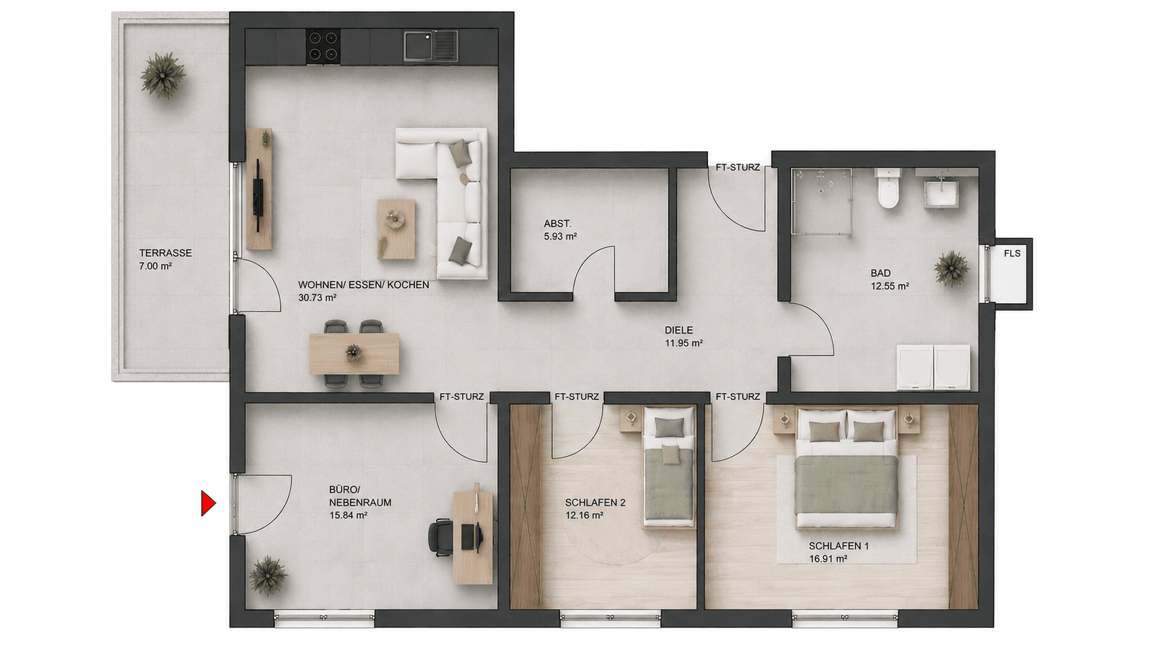 Pronájem bytu 3+kk 115 m², Höhenstraße 2, Hümmerich, Porýní-Falc Pronájem bytu 3+kk 115 m², Höhenstraße 2, Hümmerich, Porýní-Falc