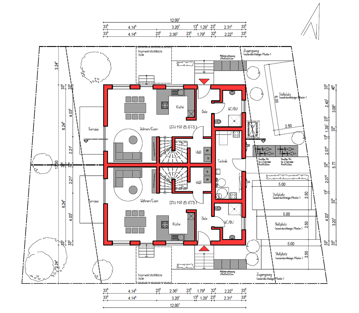 Pronájem domu 107 m², pozemek 250 m², Althengstett, Bádensko-Württembersko Pronájem domu 107 m², pozemek 250 m², Althengstett, Bádensko-Württembersko