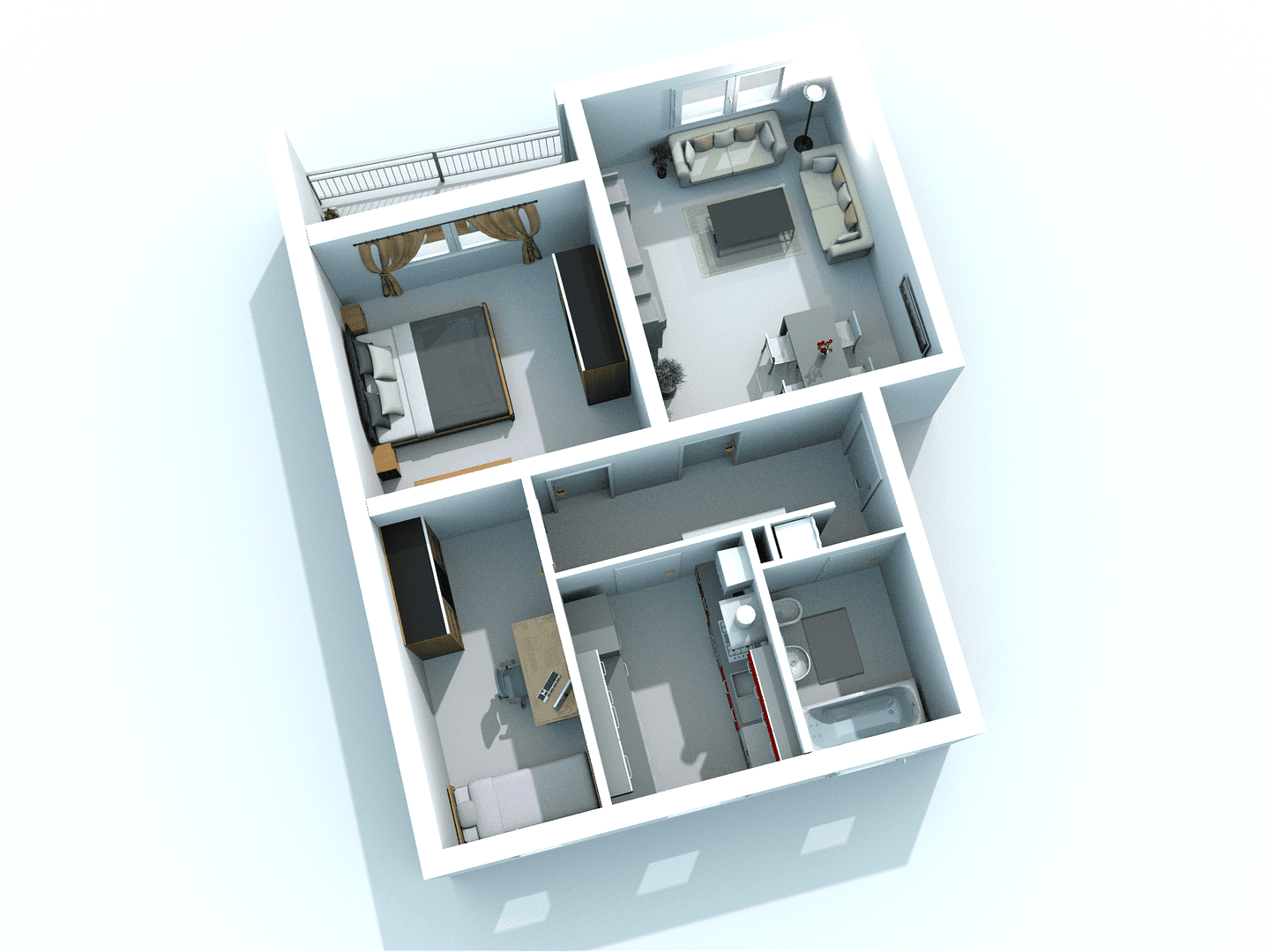Prodej bytu 3+1 64 m², Bittlmairstraße 1, Ingolstadt, Bavorsko Prodej bytu 3+1 64 m², Bittlmairstraße 1, Ingolstadt, Bavorsko