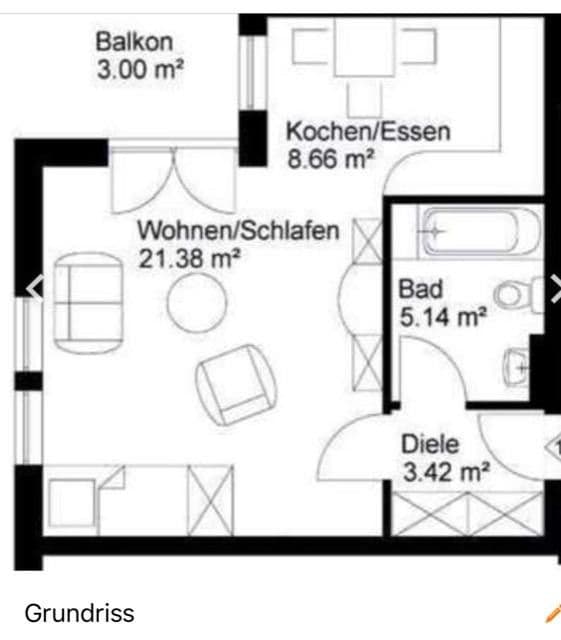 Pronájem bytu 1+1 42 m², Am Pumphaus 5, Walldürn, Bádensko-Württembersko Pronájem bytu 1+1 42 m², Am Pumphaus 5, Walldürn, Bádensko-Württembersko