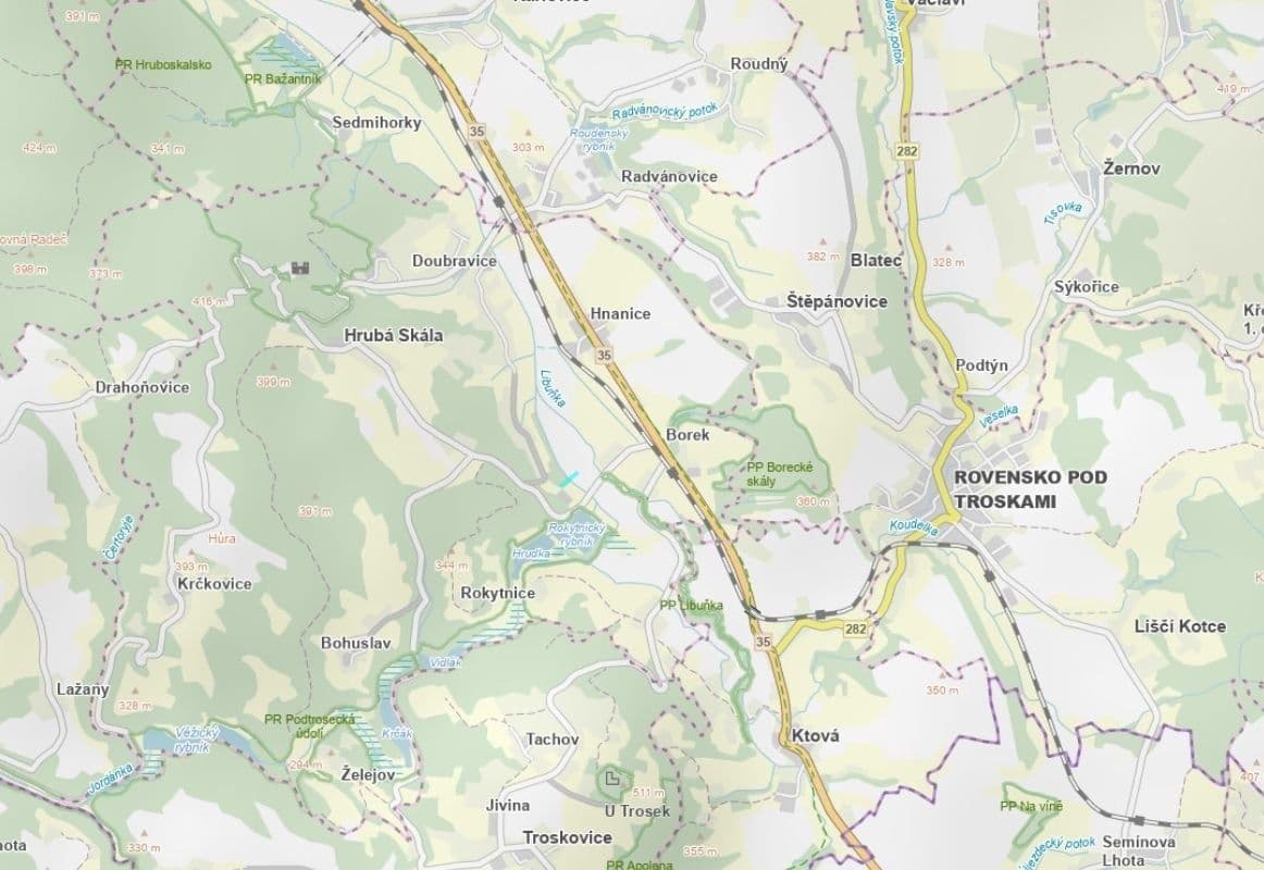 Prodej pozemku 3.240 m², Hrubá Skála, Liberecký kraj Prodej pozemku 3.240 m², Hrubá Skála, Liberecký kraj