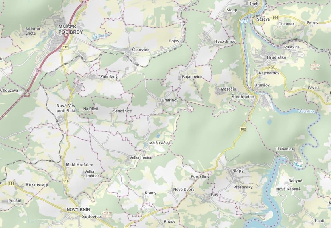 Prodej pozemku 30.558 m², Bojanovice, Středočeský kraj Prodej pozemku 30.558 m², Bojanovice, Středočeský kraj