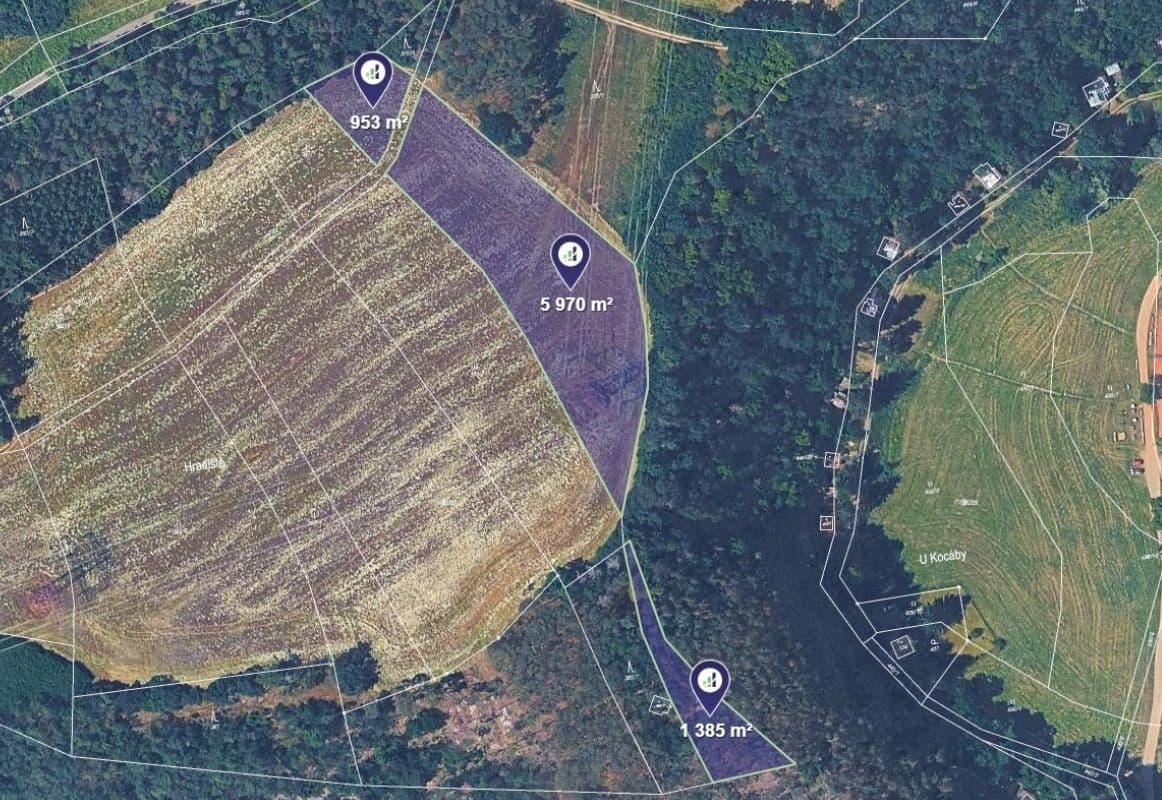 Prodej pozemku 8.308 m², Bratřínov, Středočeský kraj Prodej pozemku 8.308 m², Bratřínov, Středočeský kraj