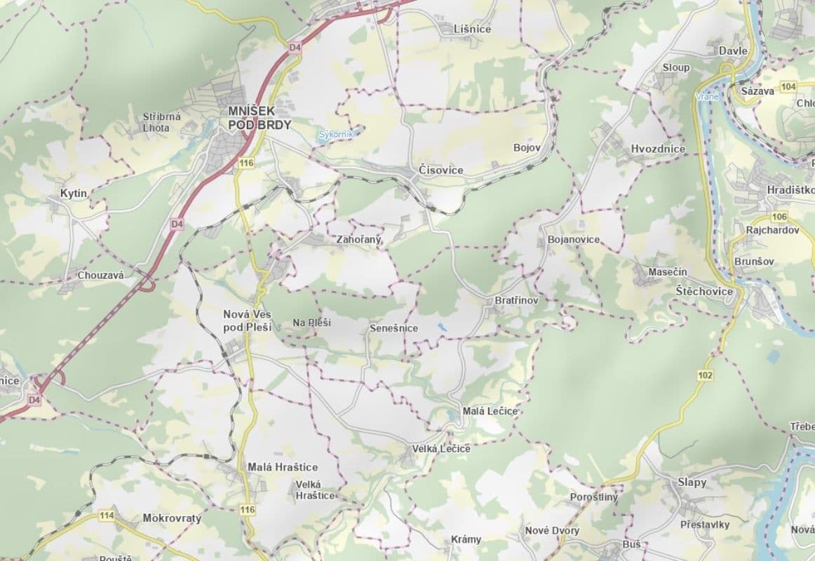 Prodej pozemku 20.663 m², Bratřínov, Středočeský kraj Prodej pozemku 20.663 m², Bratřínov, Středočeský kraj