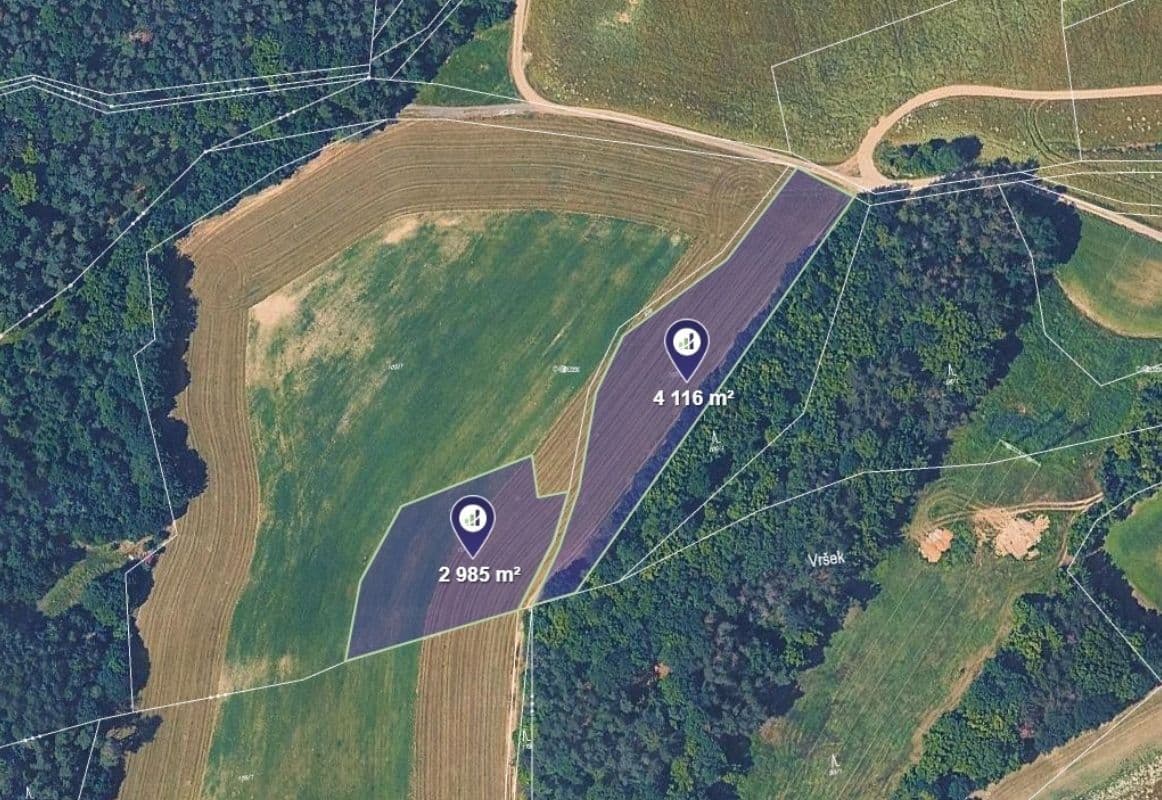 Prodej pozemku 7.101 m², Bojanovice, Středočeský kraj Prodej pozemku 7.101 m², Bojanovice, Středočeský kraj