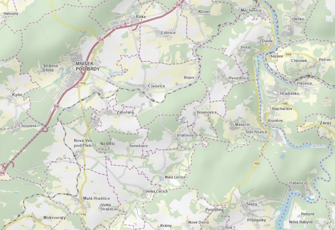 Prodej pozemku 7.101 m², Bojanovice, Středočeský kraj Prodej pozemku 7.101 m², Bojanovice, Středočeský kraj