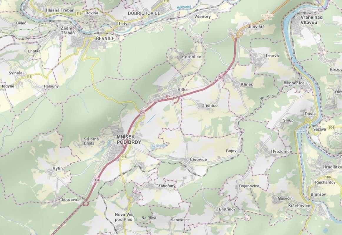 Prodej pozemku 7.536 m², Mníšek pod Brdy, Středočeský kraj Prodej pozemku 7.536 m², Mníšek pod Brdy, Středočeský kraj