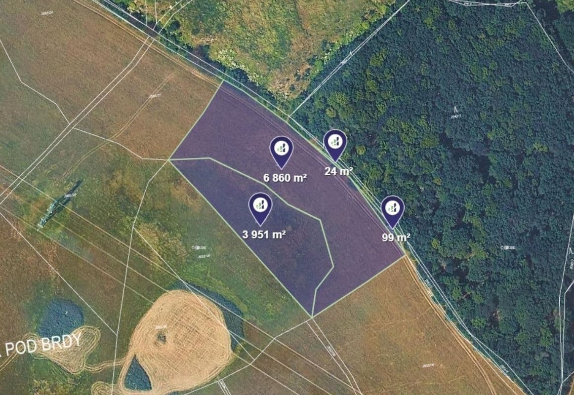 Prodej pozemku 10.934 m², Mníšek pod Brdy, Středočeský kraj Prodej pozemku 10.934 m², Mníšek pod Brdy, Středočeský kraj