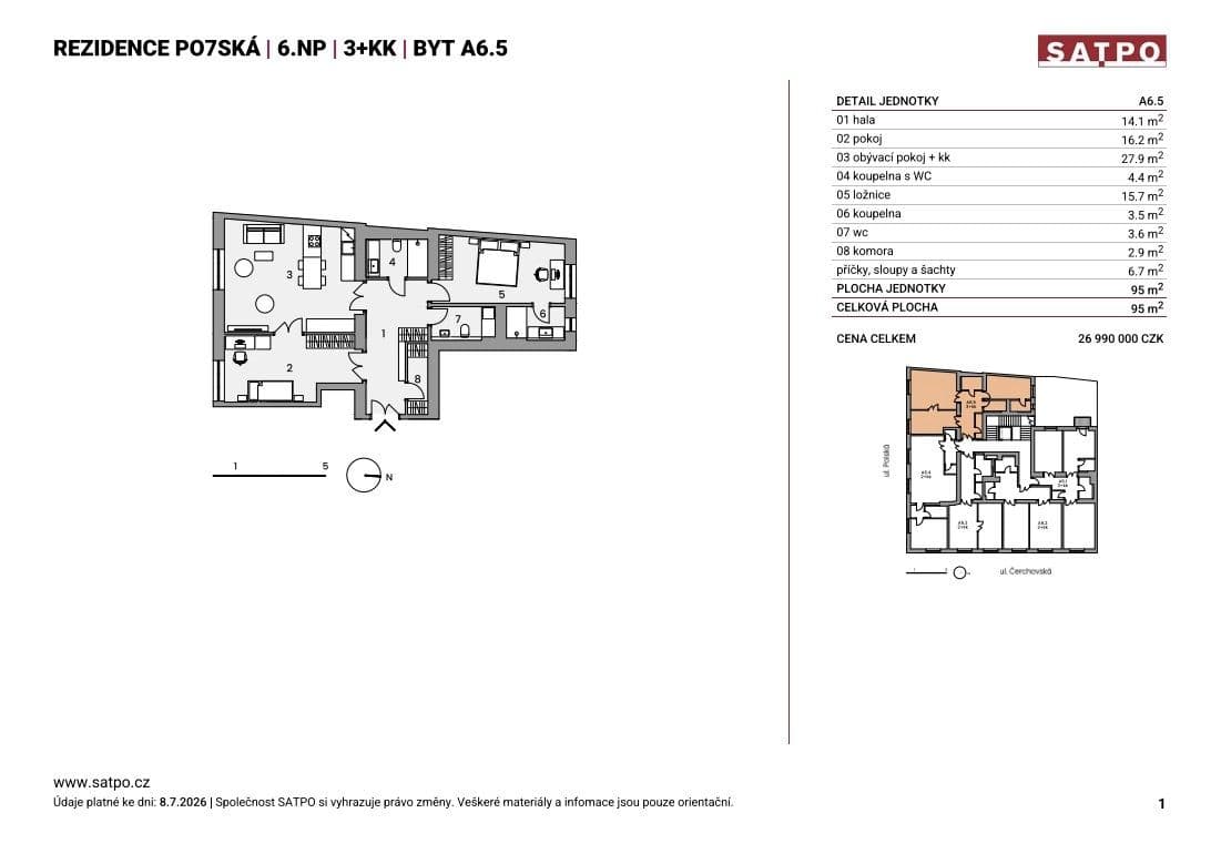 Prodej bytu 3+kk 97 m², Polská, Praha, Praha Prodej bytu 3+kk 97 m², Polská, Praha, Praha