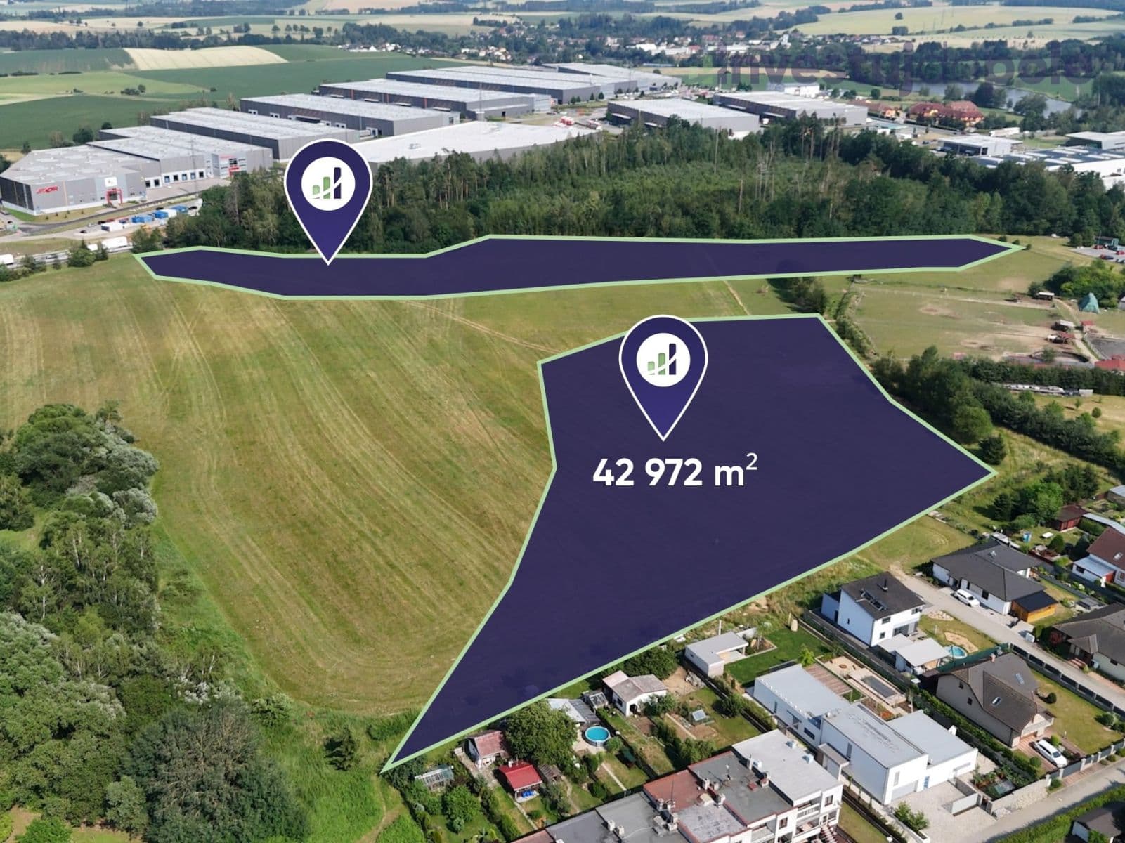 Prodej pozemku 42.972 m², Jihlava, Kraj Vysočina Prodej pozemku 42.972 m², Jihlava, Kraj Vysočina