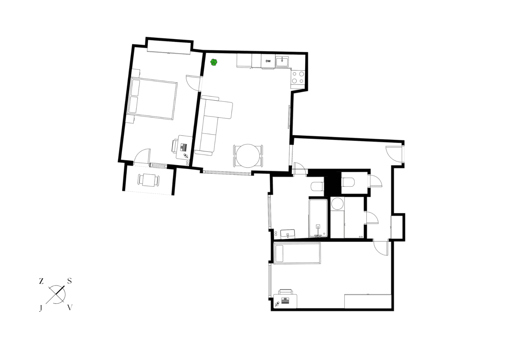 Prodej bytu 3+kk 74 m², Madridská, Praha, Praha Prodej bytu 3+kk 74 m², Madridská, Praha, Praha