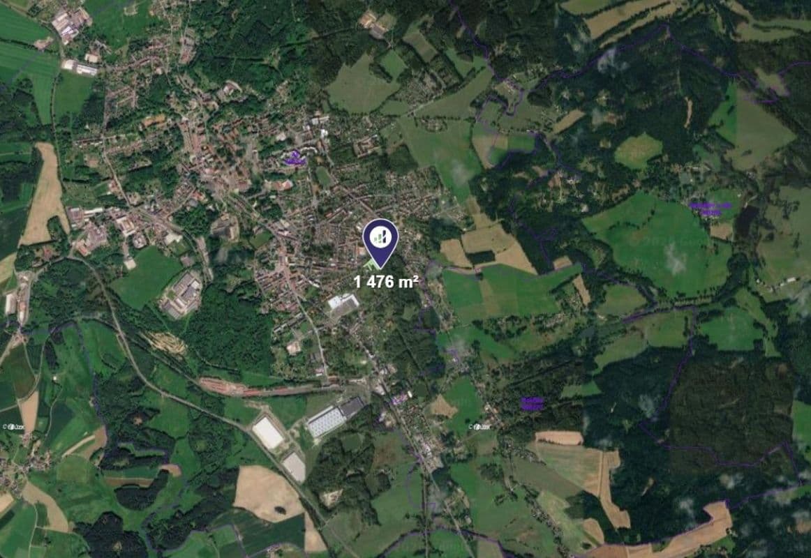 Prodej pozemku 1.280 m², Aš, Karlovarský kraj Prodej pozemku 1.280 m², Aš, Karlovarský kraj