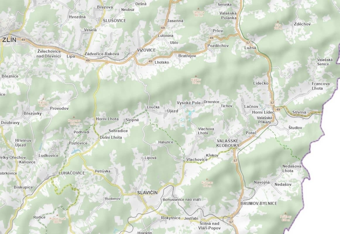 Prodej pozemku 2.531 m², Vysoké Pole, Zlínský kraj Prodej pozemku 2.531 m², Vysoké Pole, Zlínský kraj