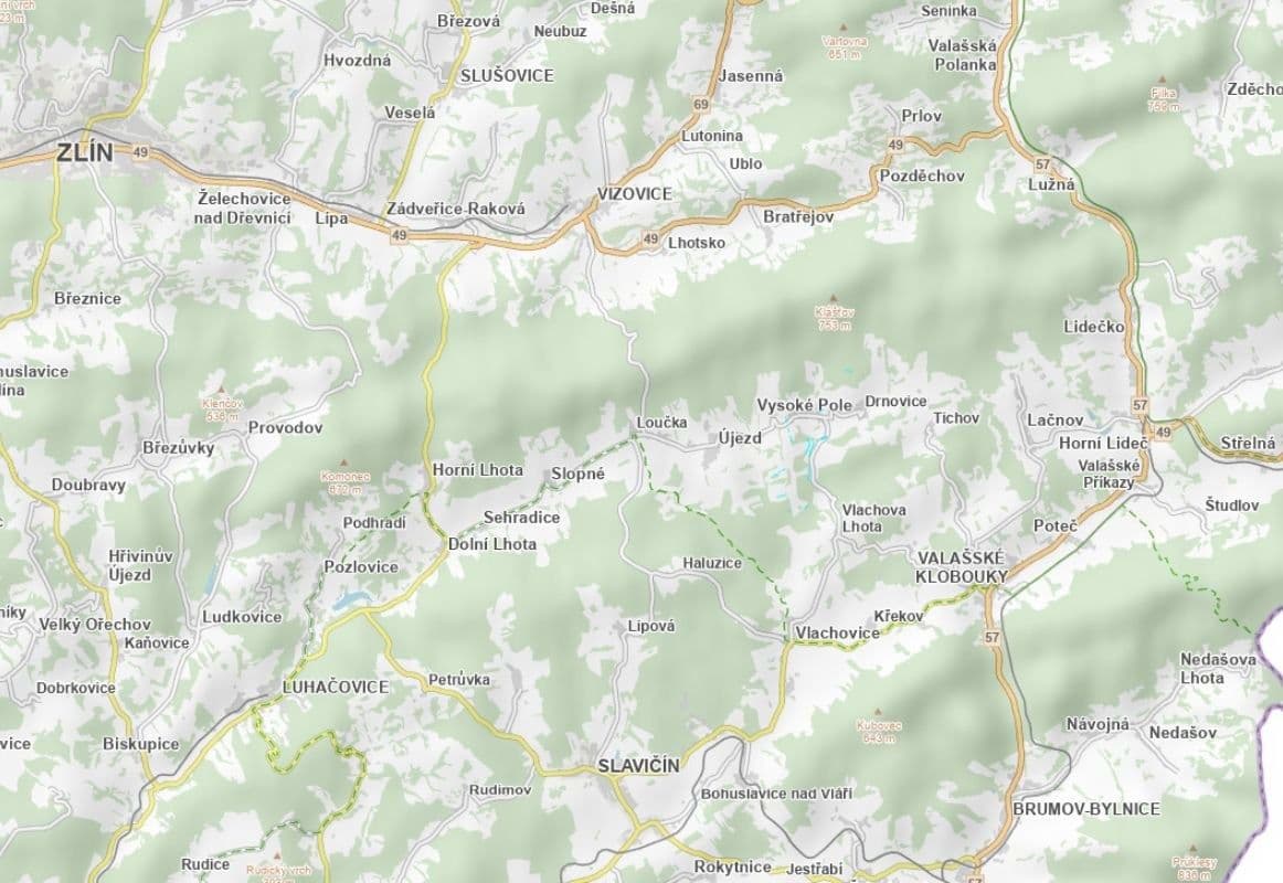 Prodej pozemku 847 m², Vysoké Pole, Zlínský kraj Prodej pozemku 847 m², Vysoké Pole, Zlínský kraj
