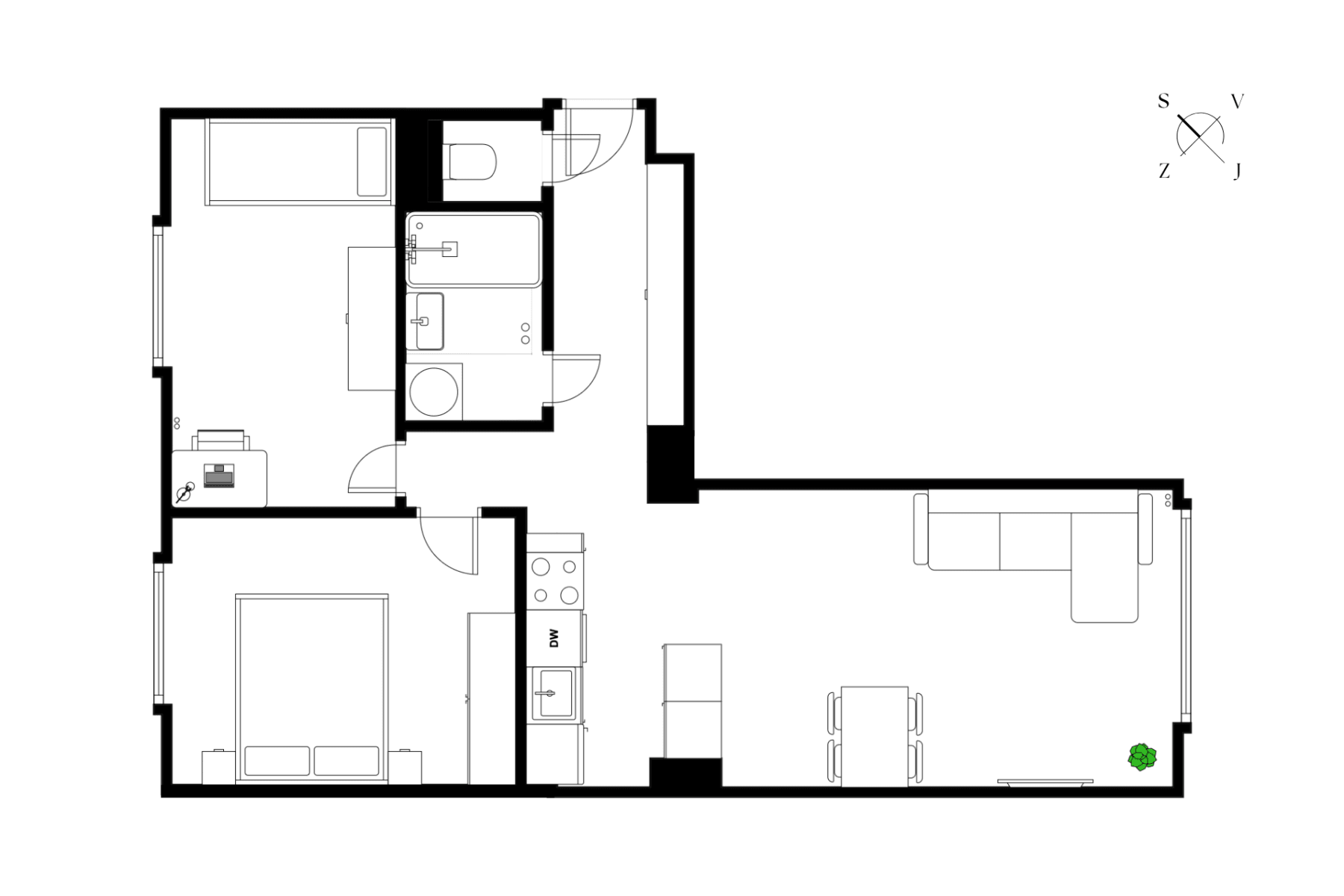 Prodej bytu 3+kk 55 m², Trenčínská, Praha, Praha Prodej bytu 3+kk 55 m², Trenčínská, Praha, Praha
