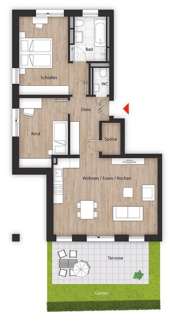 Prodej bytu 3+1 87 m², Gleiwitzer Str. 1a, Erlangen, Bavorsko Prodej bytu 3+1 87 m², Gleiwitzer Str. 1a, Erlangen, Bavorsko