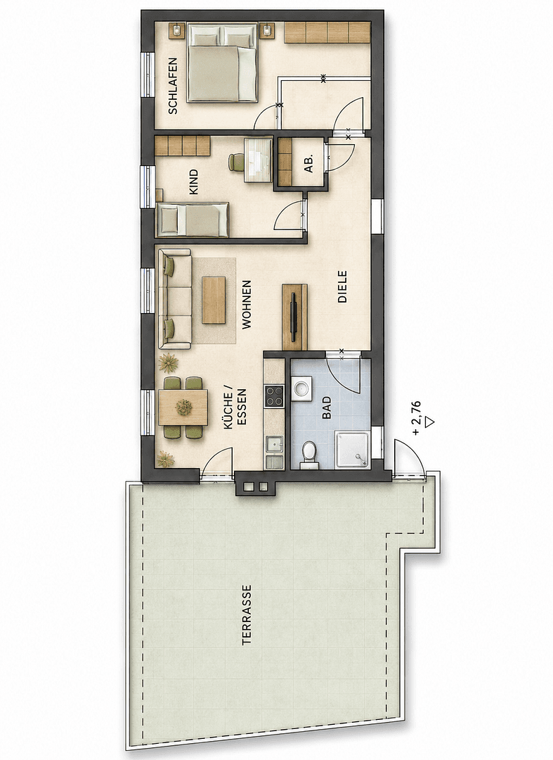 Prodej bytu 3+1 100 m², Bad Abbach, Bavorsko Prodej bytu 3+1 100 m², Bad Abbach, Bavorsko