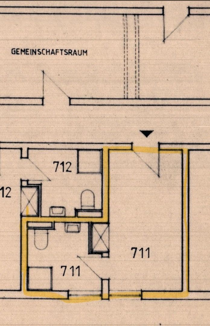 Pronájem bytu 1+1 19 m², Rennestraße 41, Erlangen, Bavorsko Pronájem bytu 1+1 19 m², Rennestraße 41, Erlangen, Bavorsko