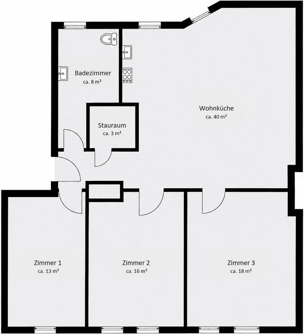 Pronájem bytu 4+1 98 m², Wolfenbütteler Str. 31, Magdeburg, Sasko-Anhaltsko Pronájem bytu 4+1 98 m², Wolfenbütteler Str. 31, Magdeburg, Sasko-Anhaltsko