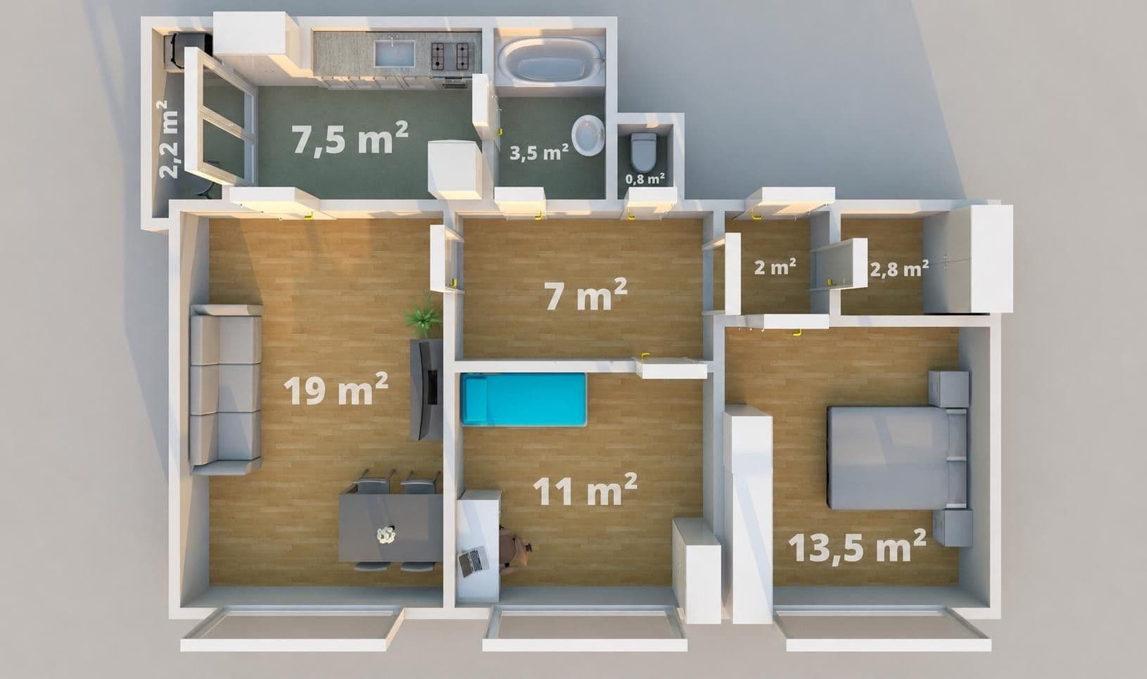 Prodej bytu 3+1 69 m², Nejedlého, Brno, Jihomoravský kraj Prodej bytu 3+1 69 m², Nejedlého, Brno, Jihomoravský kraj