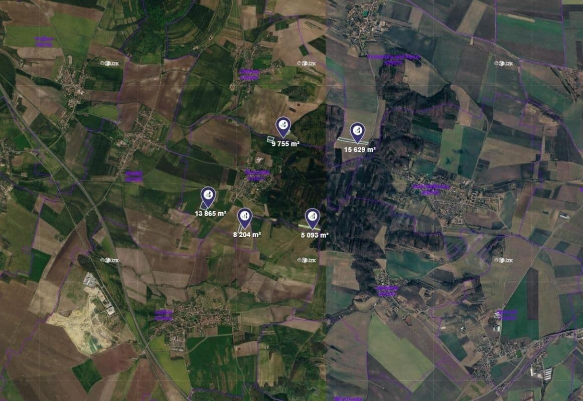 Prodej pozemku 52.546 m², Kostomlaty pod Řípem, Ústecký kraj Prodej pozemku 52.546 m², Kostomlaty pod Řípem, Ústecký kraj