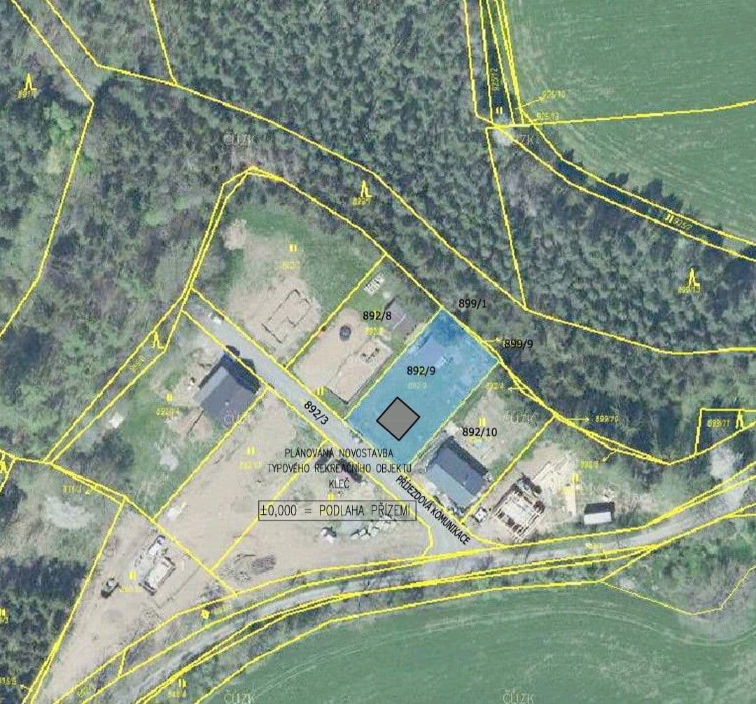 Prodej pozemku 768 m², Krásná Hora nad Vltavou, Středočeský kraj Prodej pozemku 768 m², Krásná Hora nad Vltavou, Středočeský kraj