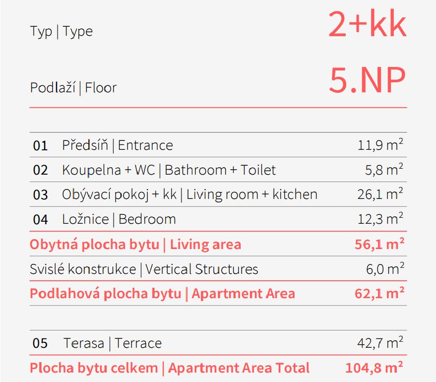 Pronájem bytu 2+kk 56 m², Mezi Vodami, Praha, Praha Pronájem bytu 2+kk 56 m², Mezi Vodami, Praha, Praha