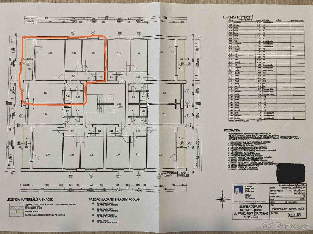 Prodej bytu 3+1 68 m², Vančurova, Nový Jičín, Moravskoslezský kraj Prodej bytu 3+1 68 m², Vančurova, Nový Jičín, Moravskoslezský kraj
